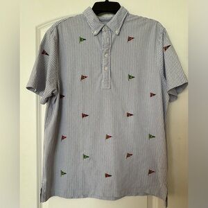 Ralph Lauren Men’s Knit Button Down Shirt